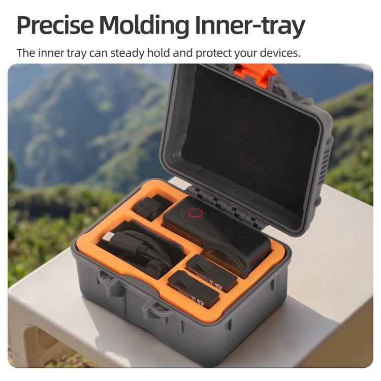 Estuche de viaje Sunnylife Mini para DJI Osmo Action 6, caja de transporte impermeable con carcasa rígida a prueba de golpes., For DJI Osmo Action 6