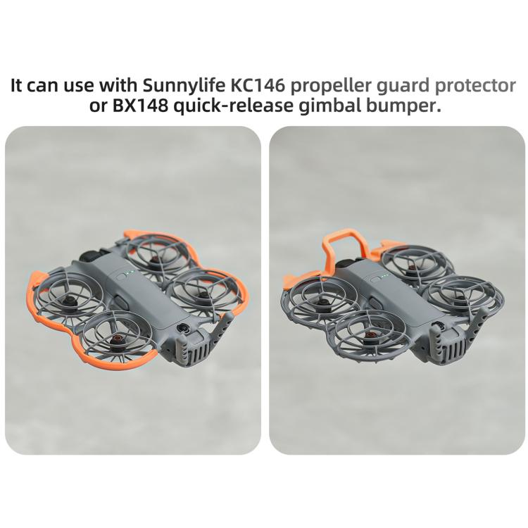 Protector de transceptor digital Sunnylife Hollow Design a prueba de golpes para DJI Neo 2