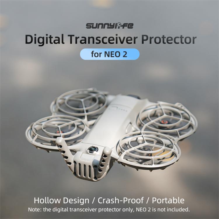 Protector de transceptor digital Sunnylife Hollow Design a prueba de golpes para DJI Neo 2