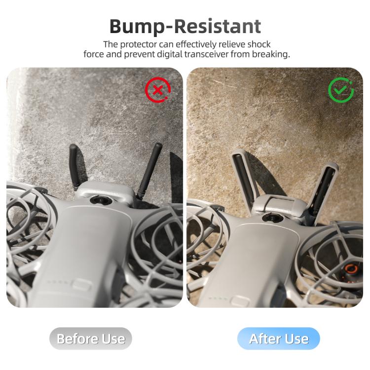 Protector de transceptor digital Sunnylife Hollow Design a prueba de golpes para DJI Neo 2