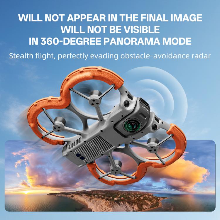 Para DJI Avata 360 STARTRC Light Protector de hélice flotante antihundimiento, For DJI Avata 360 (Orange)