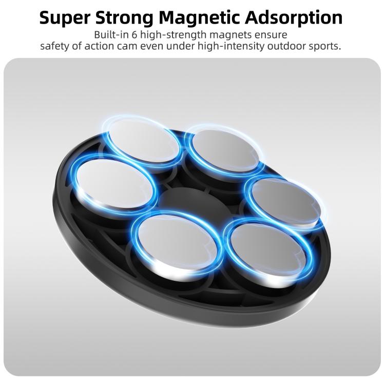 Soporte de base magnética bidireccional de liberación rápida Sunnylife de 1/4" con inclinación ajustable de 180° para mesa, compatible con DJI Osmo Nano / Action 6., DZ-141 For DJI Osmo Nano / Action 6