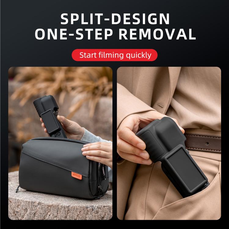 Funda de silicona para el cuerpo, el estabilizador y la lente DJI Osmo Pocket 4 STARTRC 2 en 1