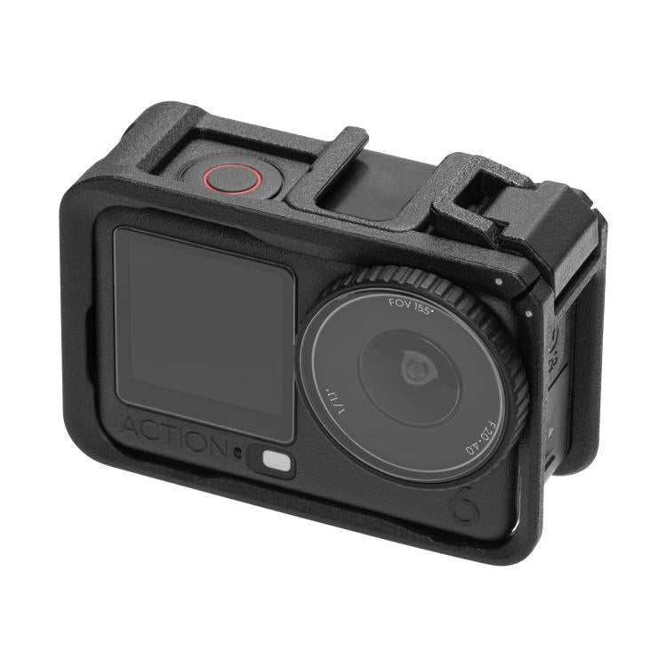 Adaptador de expansión vertical-horizontal STARTRC de plástico para DJI Osmo Action 6 con zapata fría, For DJI Osmo Action 6 Plastic Cage