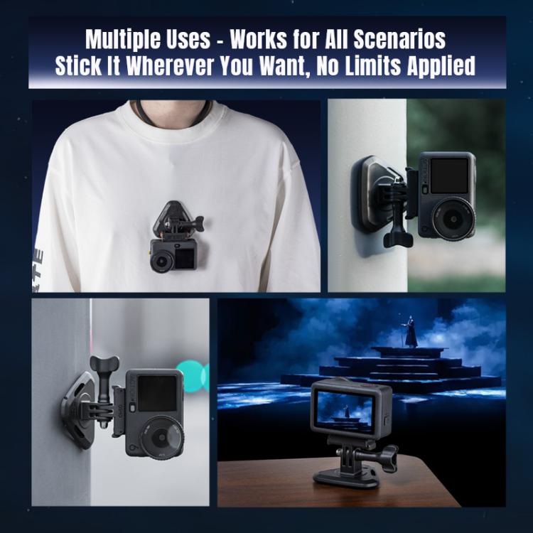 Soporte magnético para cuello STARTRC para cámara de acción, ideal para vlogs y vídeos POV.