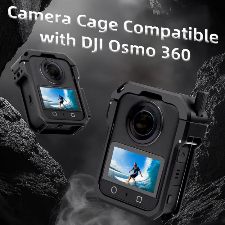 Marco de expansión de jaula protectora metálica YELANGU para DJI Osmo 360, For DJI Osmo 360 Cage