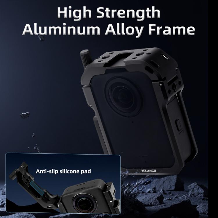 Marco de expansión de jaula protectora metálica YELANGU para DJI Osmo 360, For DJI Osmo 360 Cage