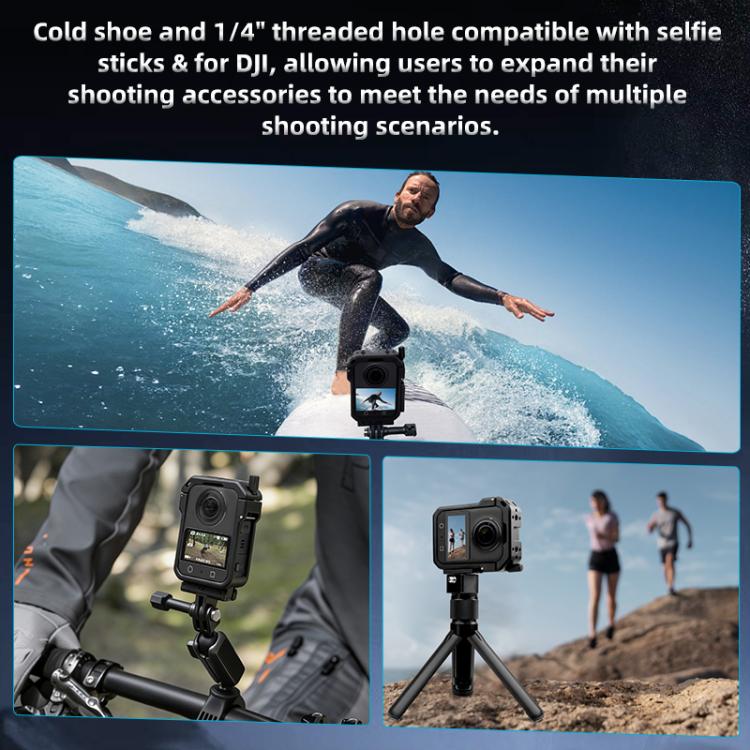 Marco de expansión de jaula protectora metálica YELANGU para DJI Osmo 360, For DJI Osmo 360 Cage
