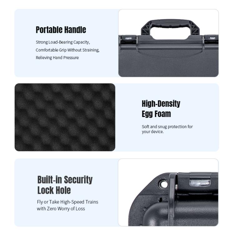 Maleta de almacenamiento portátil mini impermeable a prueba de explosiones de PP para DJI Neo 2 STARTRC, For DJI Neo 2 Mini Box