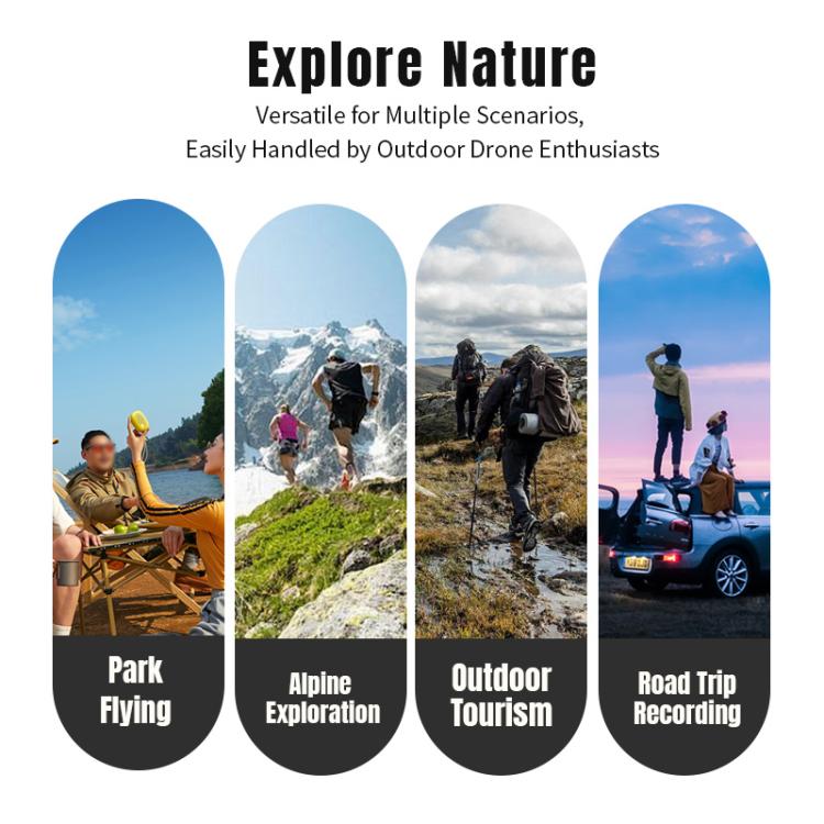 Maleta de almacenamiento portátil mini impermeable a prueba de explosiones de PP para DJI Neo 2 STARTRC, For DJI Neo 2 Mini Box