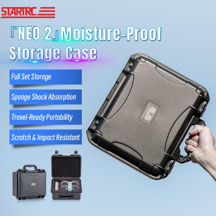 Maleta de almacenamiento portátil mini impermeable a prueba de explosiones de PP para DJI Neo 2 STARTRC, For DJI Neo 2 Mini Box