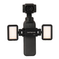 Luz de vídeo LED ajustable Sunnylife de liberación rápida para DJI Osmo Pocket 3, luz de relleno portátil regulable tricolor.