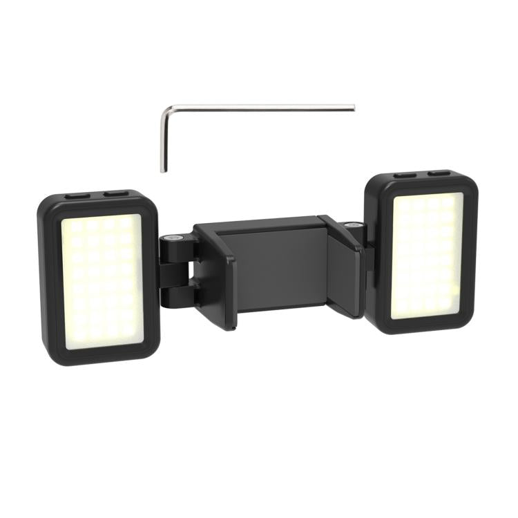 Luz de vídeo LED ajustable Sunnylife de liberación rápida para DJI Osmo Pocket 3, luz de relleno portátil regulable tricolor.