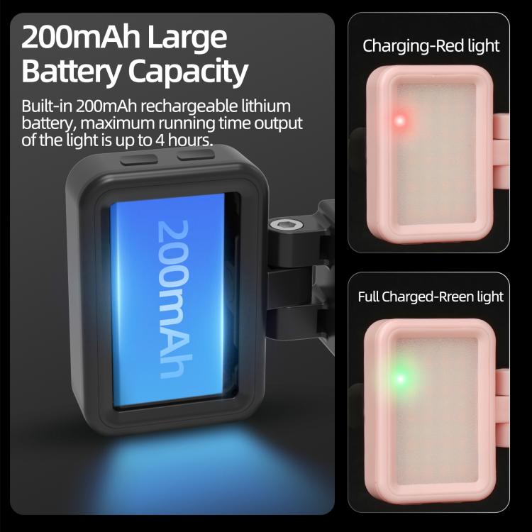 Luz de vídeo LED ajustable Sunnylife de liberación rápida para DJI Osmo Pocket 3, luz de relleno portátil regulable tricolor.
