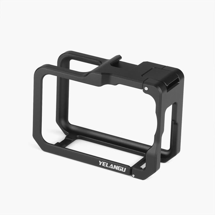 Jaula metálica para cámara DJI Osmo Action 6 YELANGU con zapata fría, For DJI Osmo Action 6 Cage