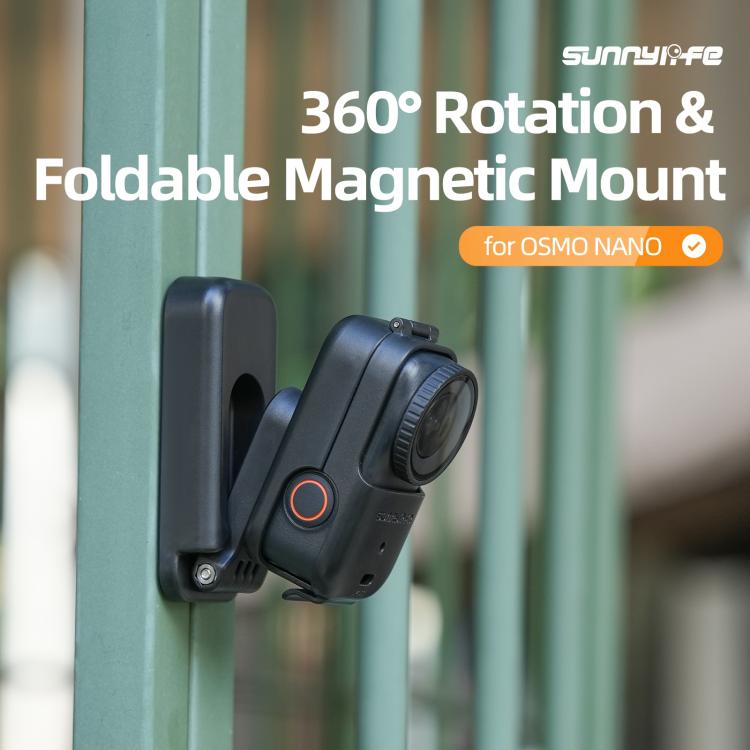 Soporte magnético Sunnylife para DJI Osmo Nano con rotación de 360 grados y base de mesa ajustable., ON-DZ063 Magnetic Mount