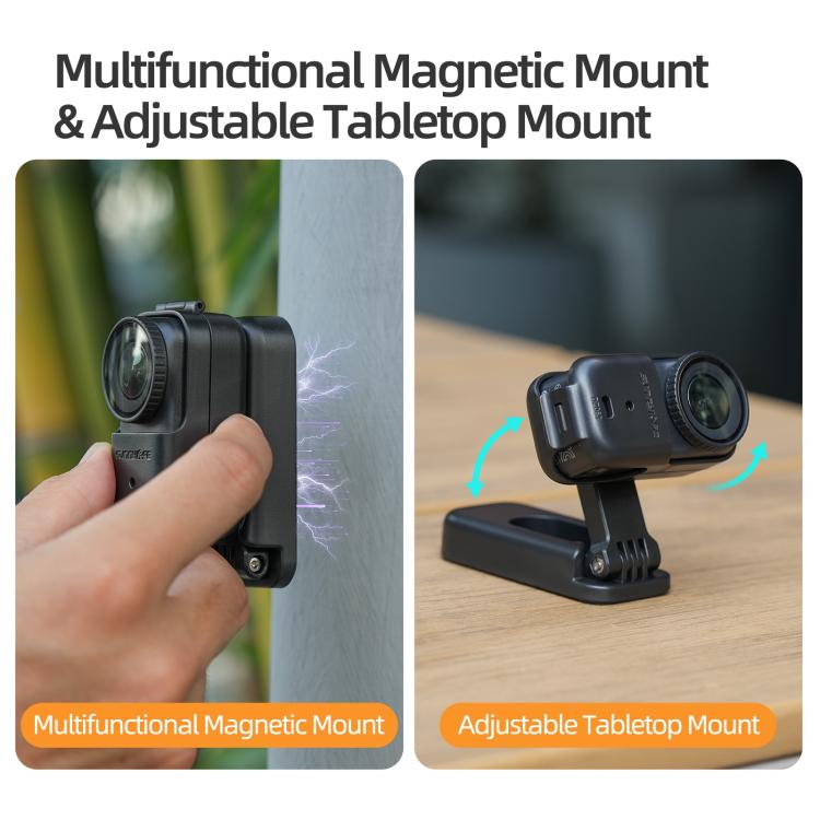Soporte magnético Sunnylife para DJI Osmo Nano con rotación de 360 grados y base de mesa ajustable., ON-DZ063 Magnetic Mount