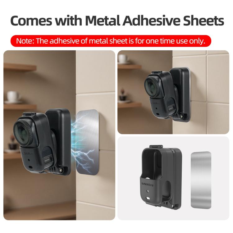 Soporte magnético Sunnylife para DJI Osmo Nano con rotación de 360 grados y base de mesa ajustable., ON-DZ063 Magnetic Mount