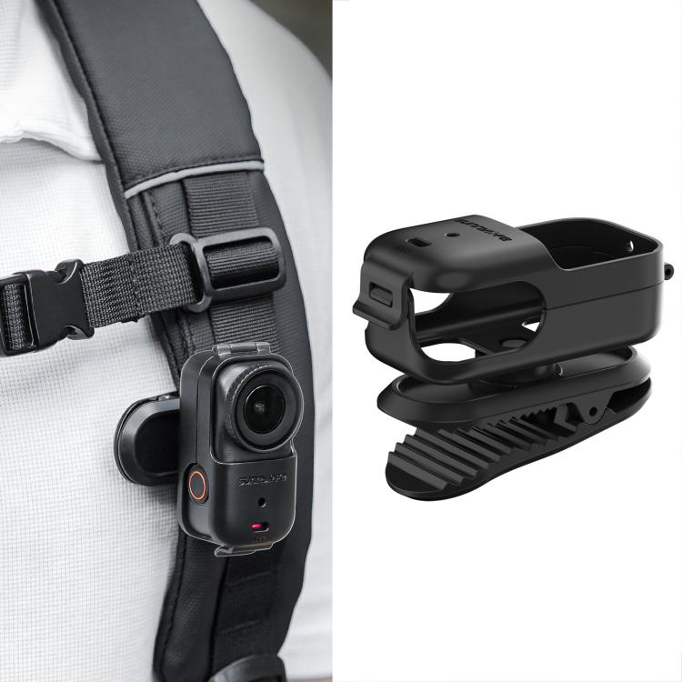 Clip de mochila Sunnylife para DJI Osmo Nano, abrazadera para cámara de acción con rotación de 360 grados, montaje vertical-horizontal., ON-J062 Backpack Clip