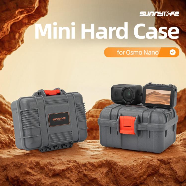 Estuche de viaje impermeable Sunnylife Mini para DJI Osmo Nano, carcasa rígida a prueba de golpes., For DJI Osmo Nano