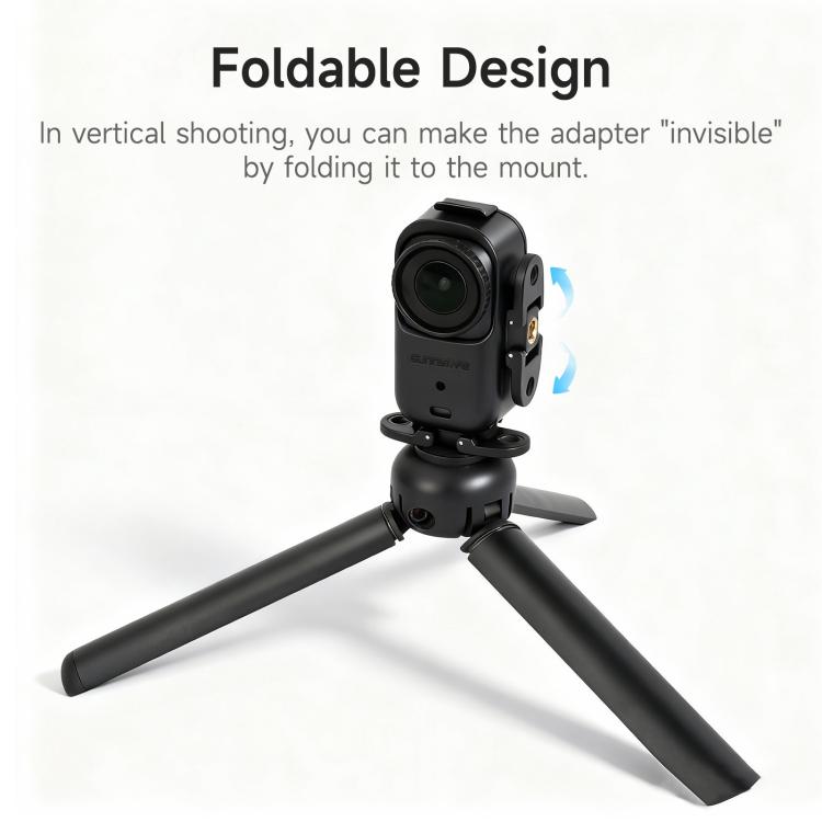 Adaptador vertical-horizontal plegable Sunnylife para DJI Osmo Nano, soporte de montaje, marco protector, carcasa y cubierta., ON-BK065 Vertical-Horizontal Frame