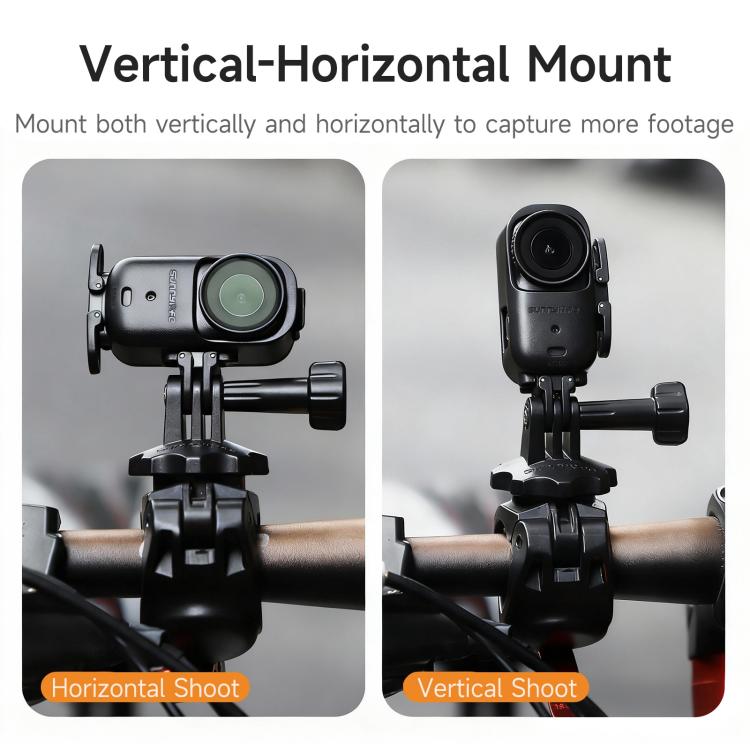 Adaptador vertical-horizontal plegable Sunnylife para DJI Osmo Nano, soporte de montaje, marco protector, carcasa y cubierta., ON-BK065 Vertical-Horizontal Frame