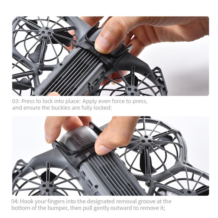 Protector de plástico anticolisión para lente de gimbal DJI Neo 2 STARTRC, For DJI Neo 2