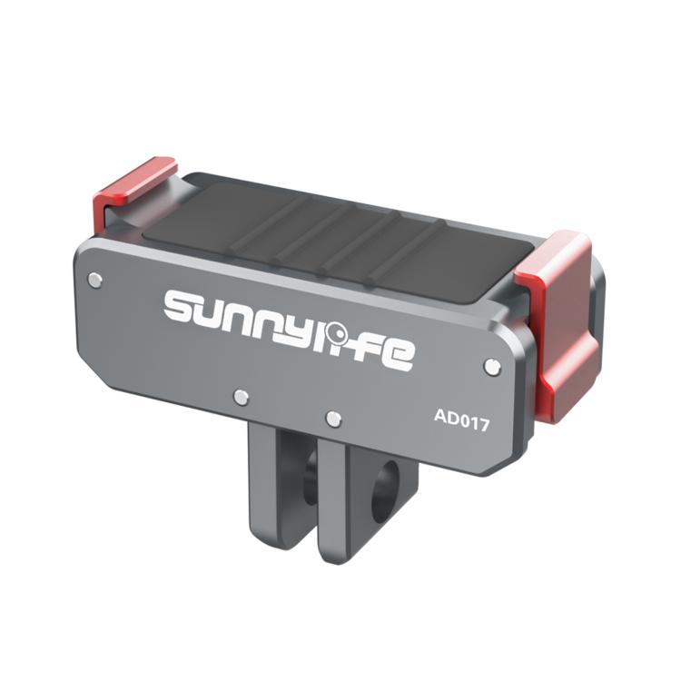 Adaptador magnético de liberación rápida de metal Sunnylife, soporte plegable para cámara, adaptador de 1/4 para DJI Osmo Nano / Osmo 360 / Action 5 Pro / 4 / 3, AD017 For DJI Osmo Nano / Osmo 360