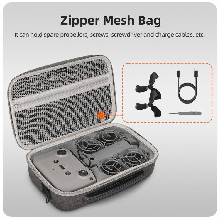 Bolsa de transporte portátil Sunnylife Fly More Combo para DJI Neo 2, Fly More Combo Bag