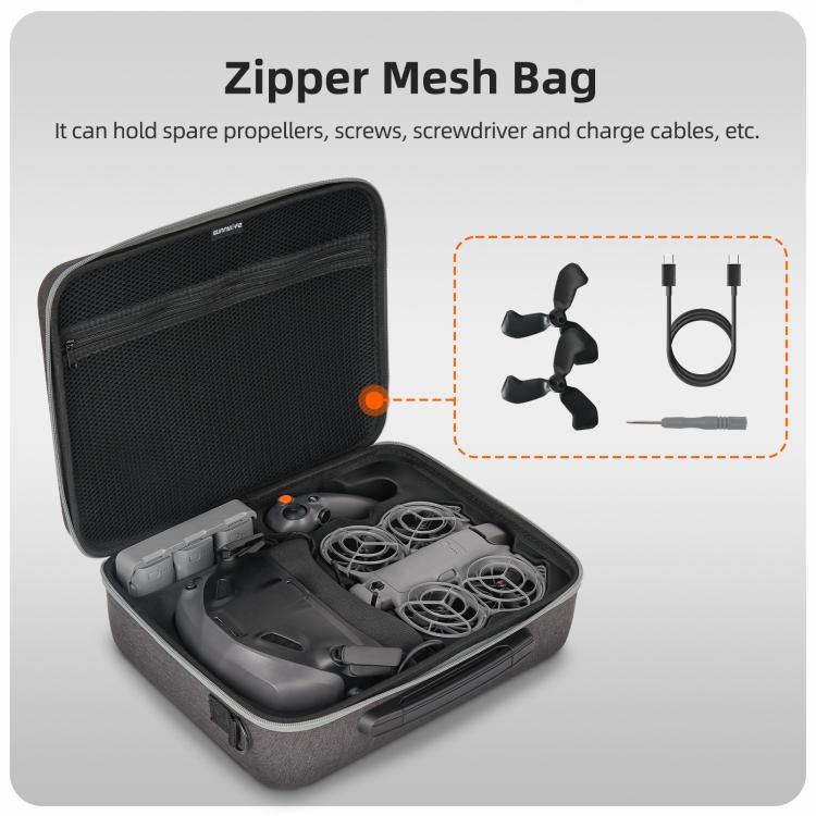 Bolsa de transporte portátil Sunnylife para DJI Neo 2, bolso de hombro Motion Fly More Combo, Motion Fly More Combo Bag