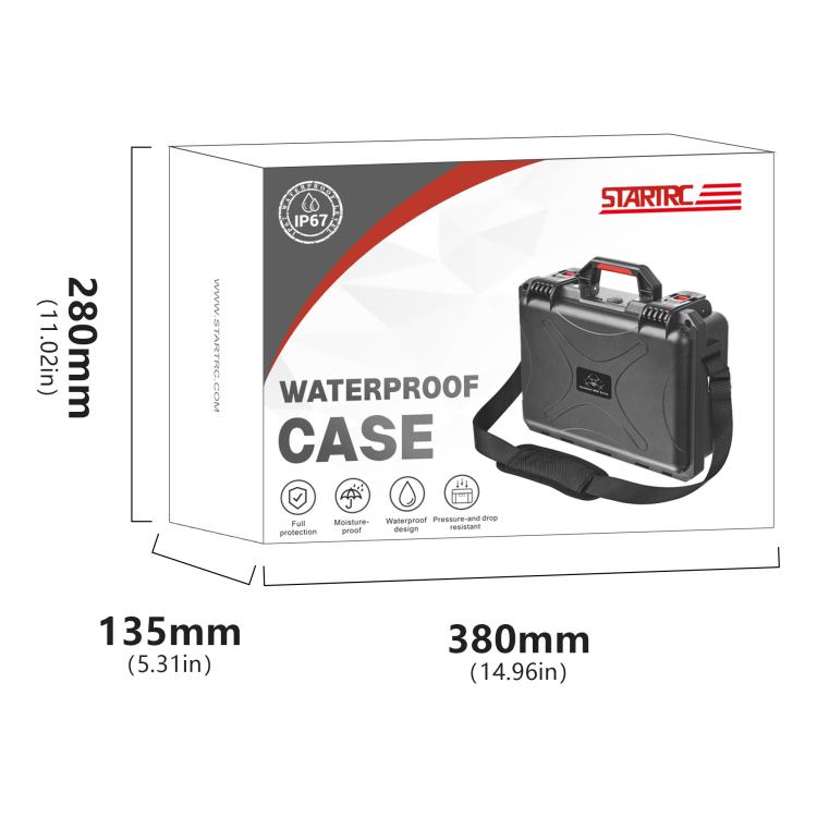 Maleta de almacenamiento de hombro impermeable de ABS para DJI Mini 5 Pro STARTRC, For DJI Mini 5 Pro