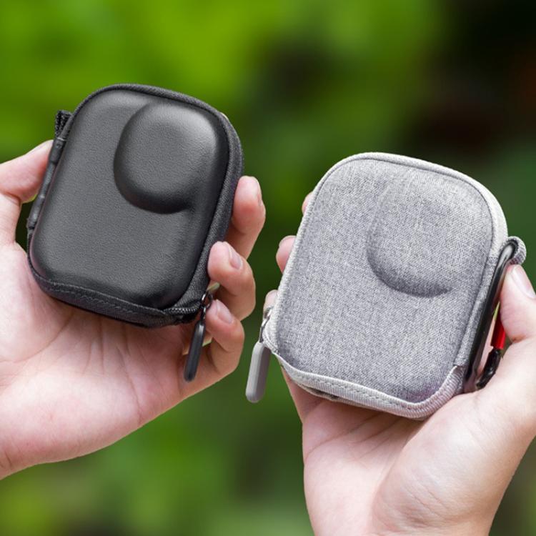 Bolsa de almacenamiento de PU para DJI Osmo Nano, mini cuerpo semiabierto, For DJI Osmo Nano Black, For DJI Osmo Nano Grey