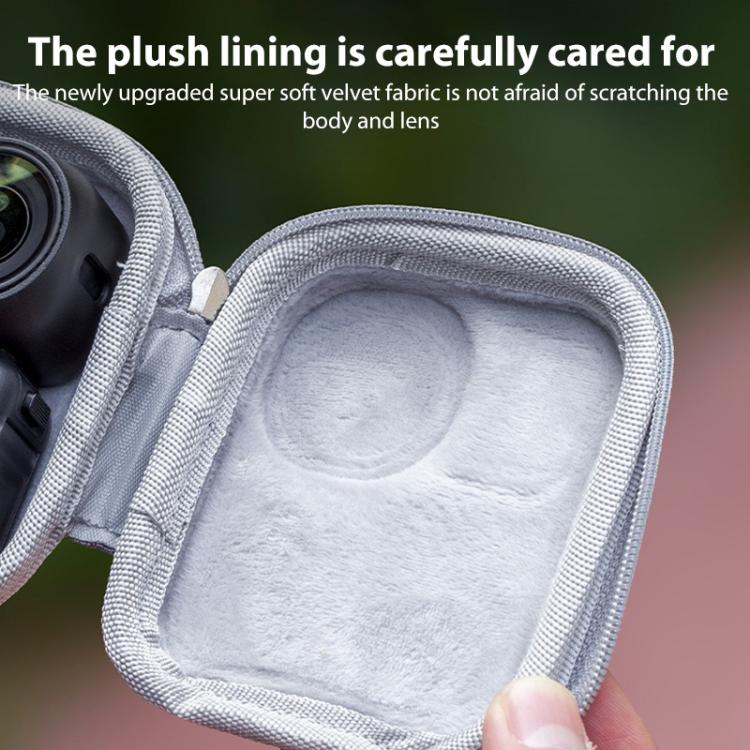 Bolsa de almacenamiento de PU para DJI Osmo Nano, mini cuerpo semiabierto, For DJI Osmo Nano Black, For DJI Osmo Nano Grey