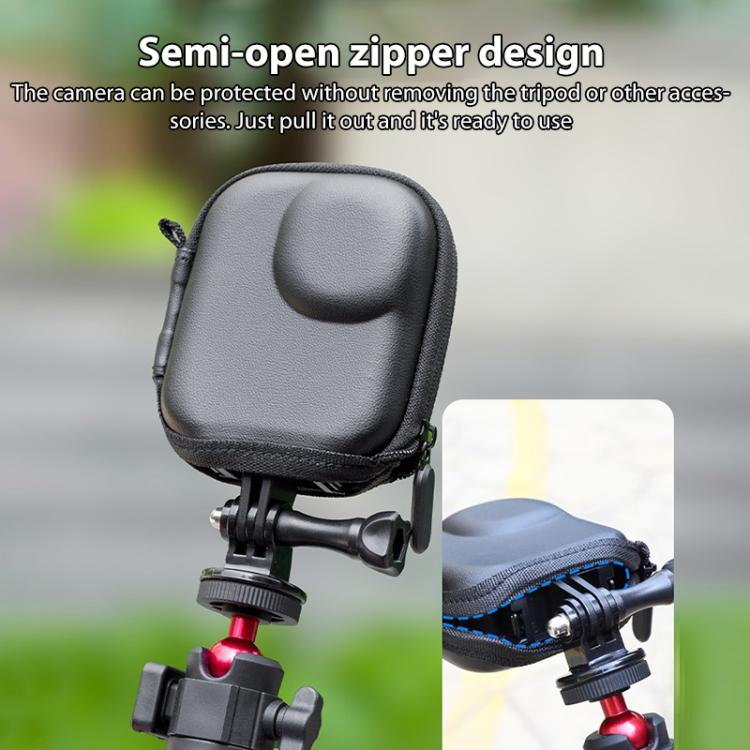 Bolsa de almacenamiento de PU para DJI Osmo Nano, mini cuerpo semiabierto, For DJI Osmo Nano Black, For DJI Osmo Nano Grey