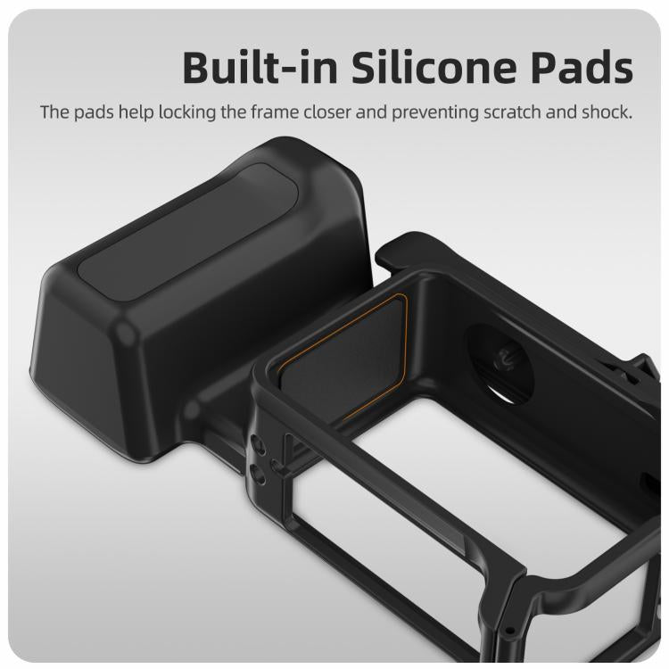 Empuñadura ergonómica Sunnylife para fotografía callejera con disparador de liberación rápida para DJI Action 5 Pro / 4 / 3, For DJI Action 5 Pro / 4 / 3