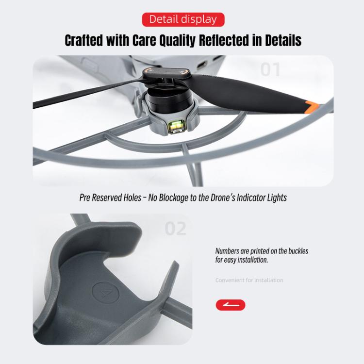 Anillo protector anticolisión para hélices de dron DJI Mini 5 Pro STARTRC, For DJI Mini 5 Pro