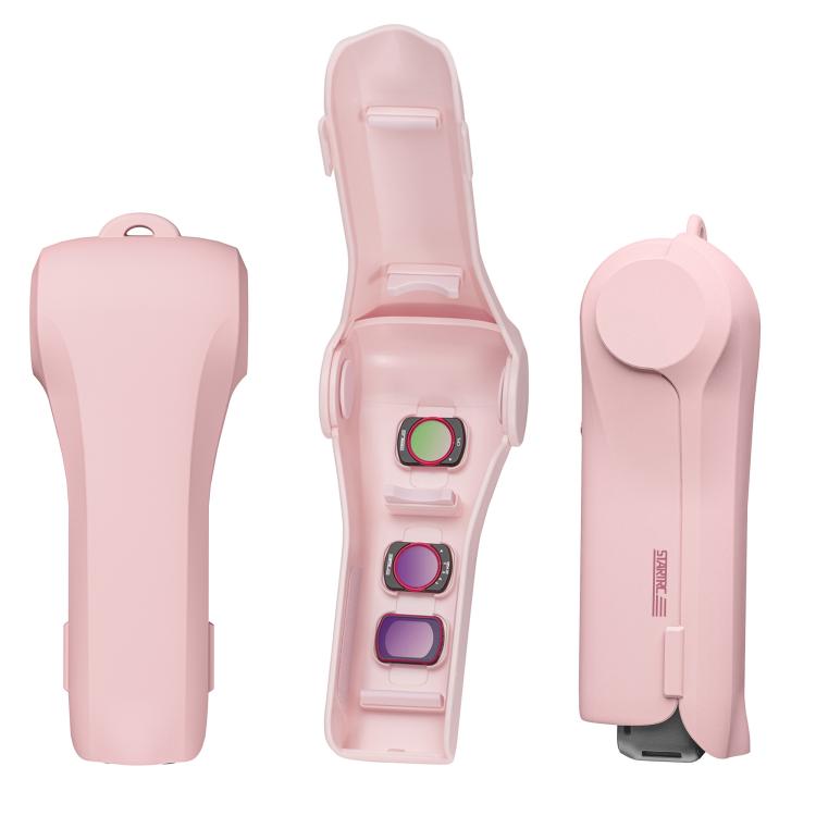 Funda protectora con tapa abatible para caja de almacenamiento DJI Osmo Pocket 4 STARTRC, For DJI Osmo Pocket 4 Pink