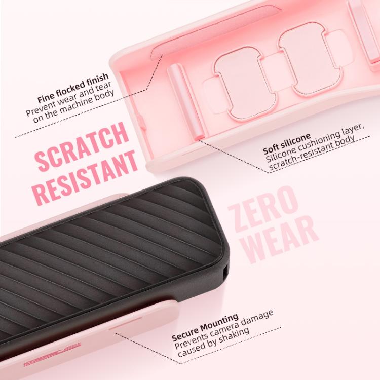 Funda protectora con tapa abatible para caja de almacenamiento DJI Osmo Pocket 4 STARTRC, For DJI Osmo Pocket 4 Pink