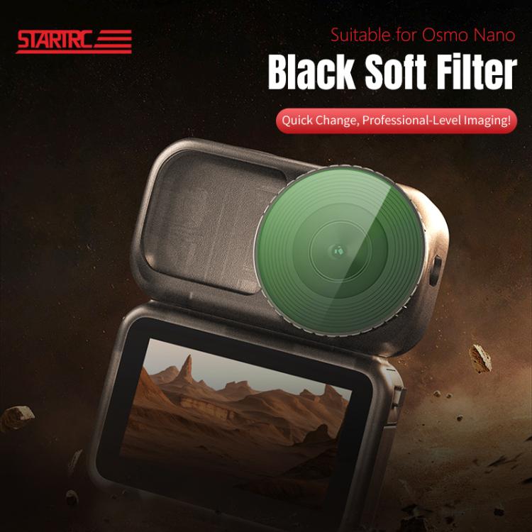 Filtro de lente de cámara DJI Osmo Nano STARTRC Black Mist de 1/4", Black Mist 1/4