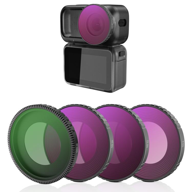 Filtro de lente de cámara DJI Osmo Nano STARTRC 4 en 1 ND8 ND16 ND32 CPL, For DJI Osmo Nano