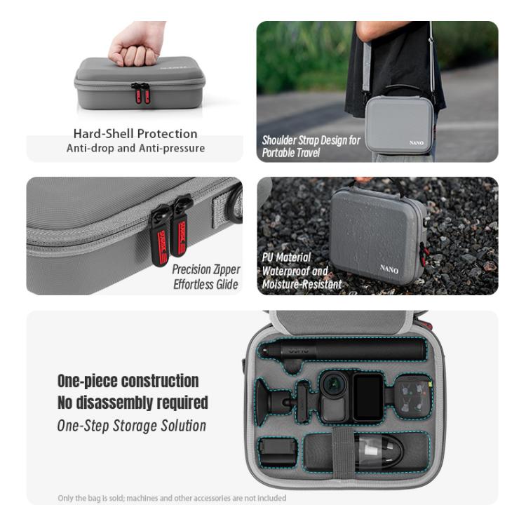 Bolsa de almacenamiento multiusos portátil STARTRC para DJI Osmo Nano