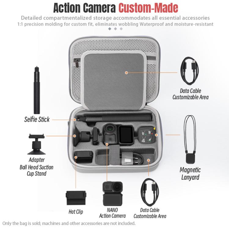Bolsa de almacenamiento multiusos portátil STARTRC para DJI Osmo Nano