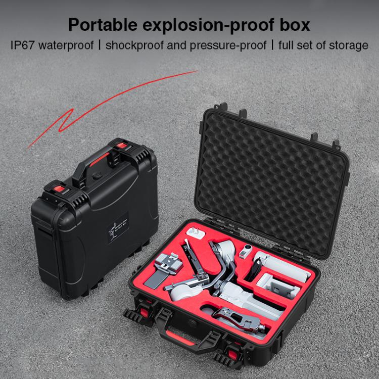 Maleta impermeable y a prueba de golpes para DJI RS4 Mini STARTRC PP, caja de almacenamiento portátil, For DJI RS 4 Mini