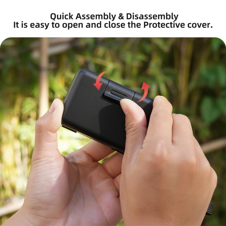 Funda protectora portátil Sunnylife a prueba de golpes y polvo con cordón para DJI Osmo Action 6 / 5 Pro / 4 / 3, For DJI Osmo Action 6 / 5 Pro / 4 / 3