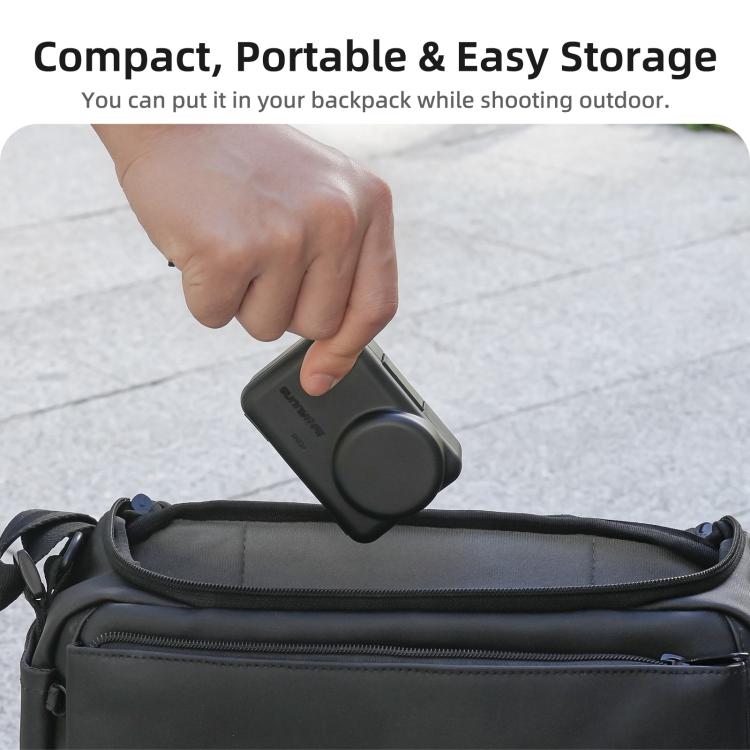Funda protectora portátil Sunnylife a prueba de golpes y polvo con cordón para DJI Osmo Action 6 / 5 Pro / 4 / 3, For DJI Osmo Action 6 / 5 Pro / 4 / 3