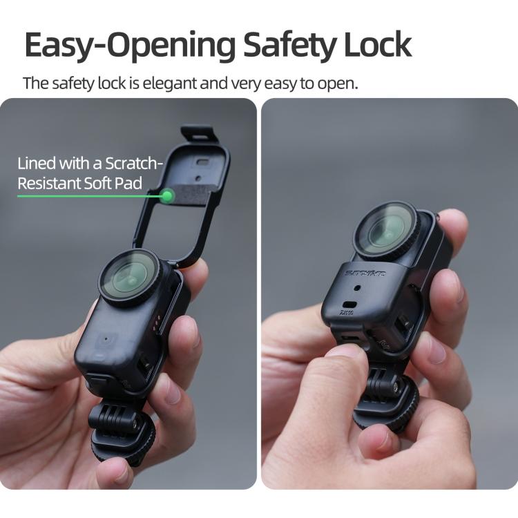 Adaptador de montaje vertical-horizontal con zapata fría ajustable para rotación de 360 grados para DJI Osmo Nano, marco protector, soportes de montaje y cubierta de la carcasa., For DJI Osmo Nano