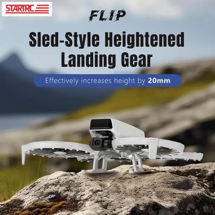 Para DJI Flip STARTRC, plegable, anticaídas y antisuciedad, tren de aterrizaje elevado, soporte de entrenamiento, For DJI Flip
