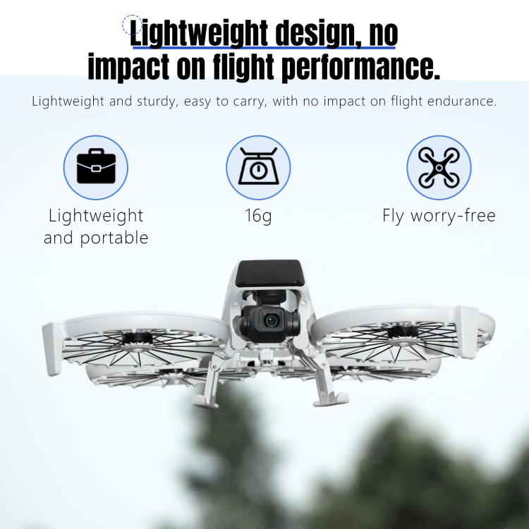 Para DJI Flip STARTRC, plegable, anticaídas y antisuciedad, tren de aterrizaje elevado, soporte de entrenamiento, For DJI Flip