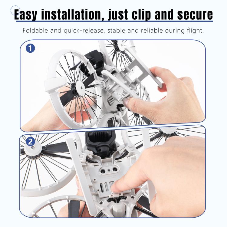 Para DJI Flip STARTRC, plegable, anticaídas y antisuciedad, tren de aterrizaje elevado, soporte de entrenamiento, For DJI Flip