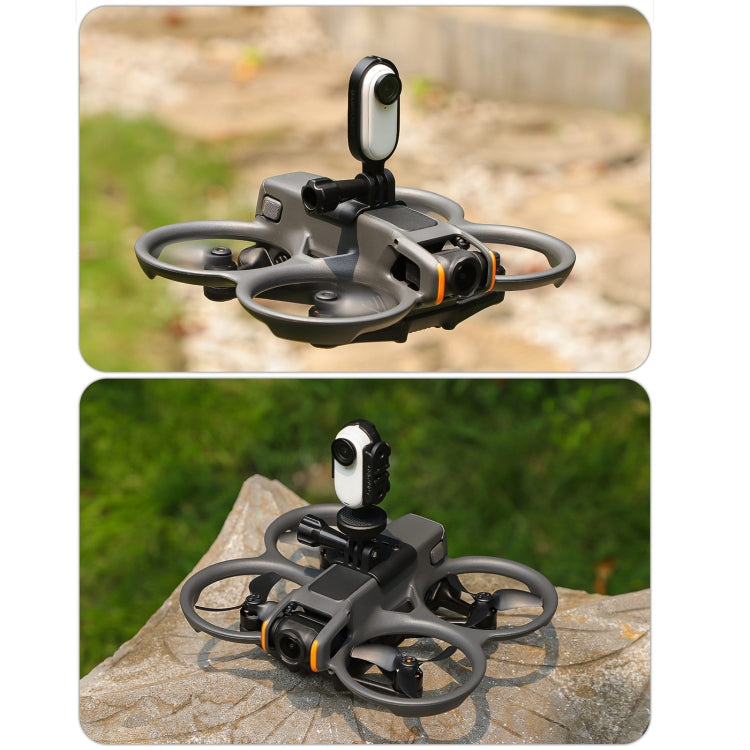 Para DJI Avata 2 Sunnylife soporte para cámara de acción montaje Drone soporte de luz lámpara